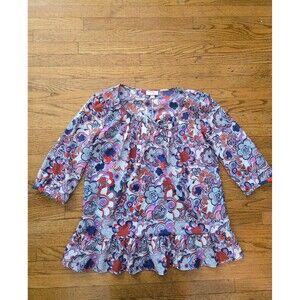 Liberty Of London for Target Womens Paisley Print Tunic Blouse Size XL